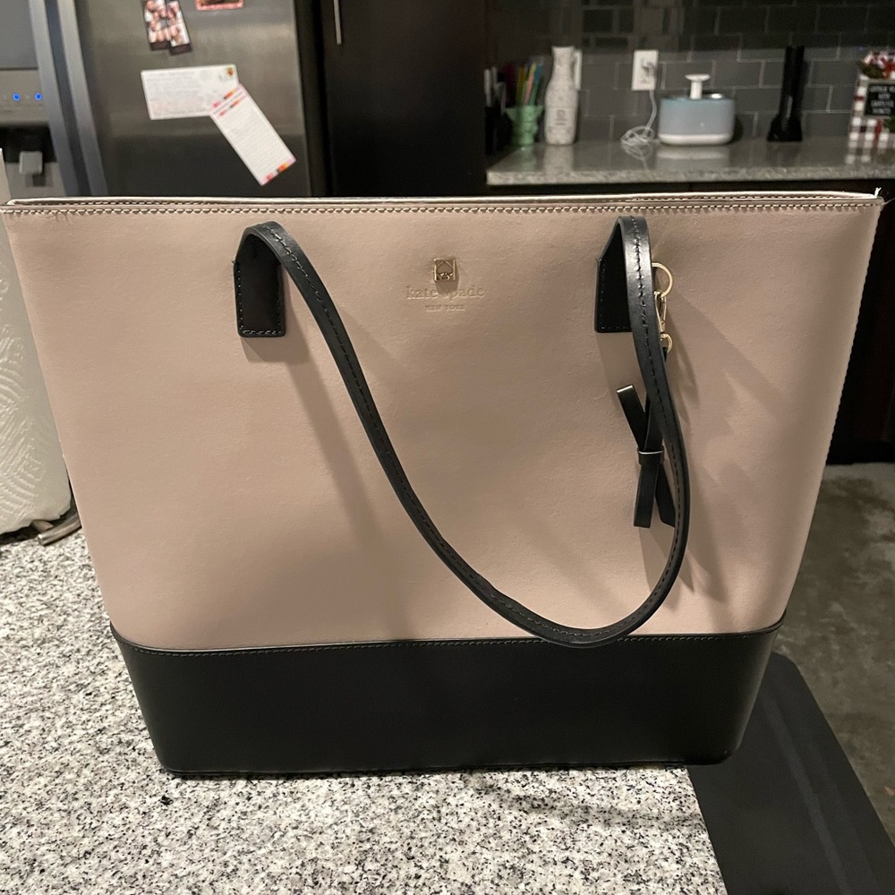 Kate Spade Black and Cream Tote Bag